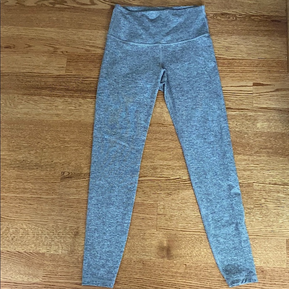 LULU LEMON DUPE • GREY ATHELTIC LEGGINGS